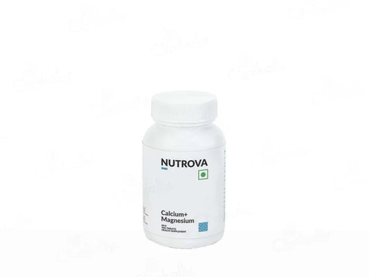 Nutrova Calcium + Magnesium Health Supplement Tablet ( 60 Tablets )