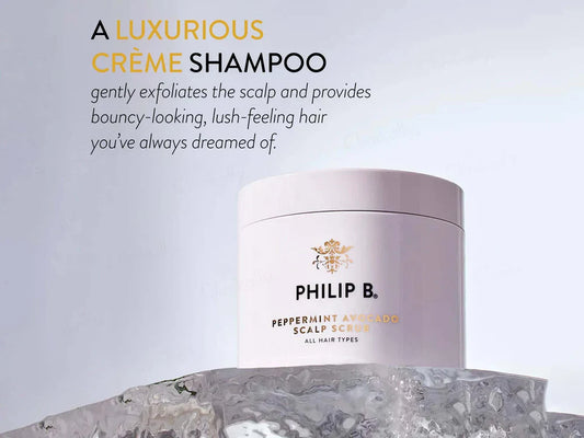 Philip B Peppermint Avocado Scalp Scrub ( 236 ML )
