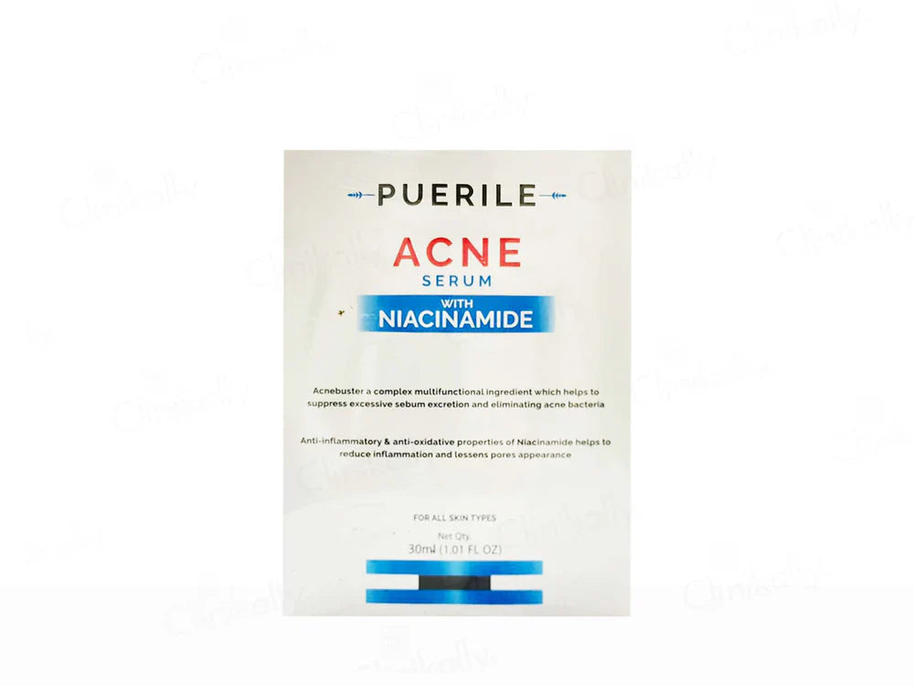 Puerile Acne Serum With Niacinamide ( 30 ML )