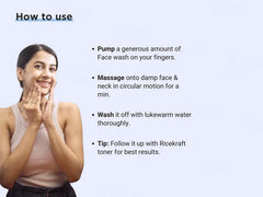 RiceKraft Rice & Aloe Vera Gentle Cleanser Face Wash ( 100 ML )
