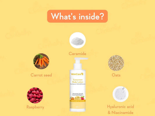 WishCare Sunscreen Body Lotion SPF 50 PA+++ ( 200 ML )
