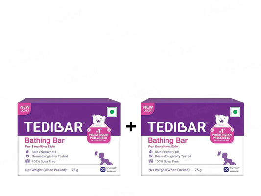 Tedibar Bathing Bar ( 2 x 75 gm )