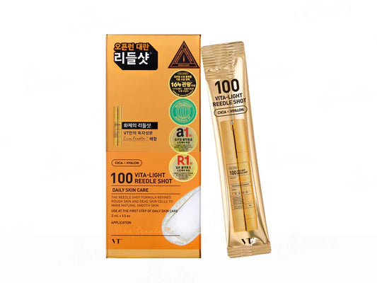 VT Cosmetics 100 Vita-Light Reedle Shot Stick(10 x 2 ml)