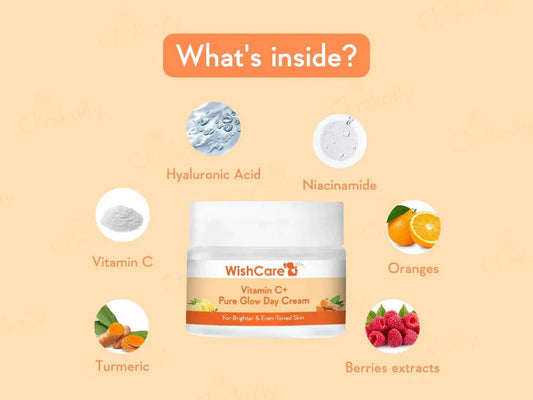 WishCare Vitamin C+ Pure Glow Day Cream ( 50 GM )