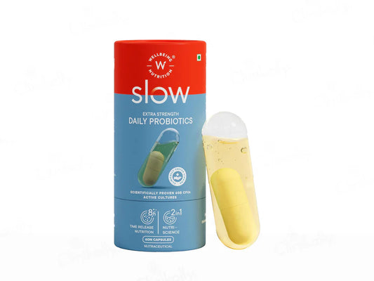 Wellbeing Nutrition Slow Extra Strength Daily Probiotics Capsule(60 Capsules)