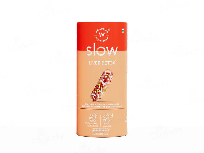 Wellbeing Nutrition Slow Liver Detox Capsule(60 Capsules)