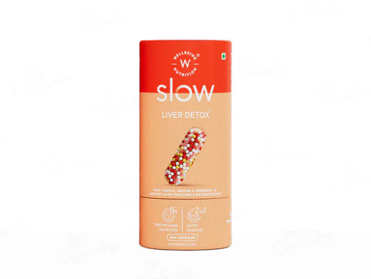 Wellbeing Nutrition Slow Liver Detox Capsule(60 Capsules)