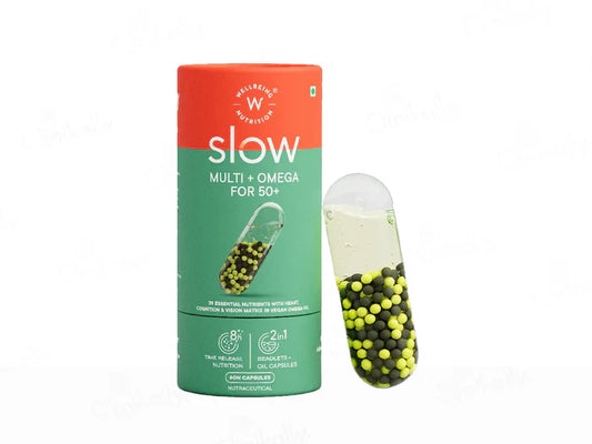 Wellbeing Nutrition Slow Multi + Omega For Adult 50+ Capsule(60 Capsules)