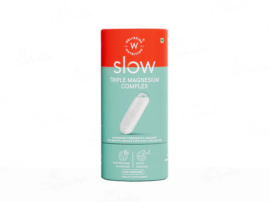 Wellbeing Nutrition Slow Triple Magnesium Complex Capsule(60 Capsules)