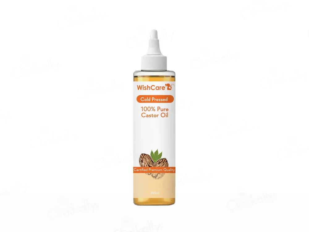 WishCare Cold Pressed 100% Pure Castor Oil ( 200 ML )