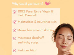 WishCare Cold Pressed 100% Pure Castor Oil ( 200 ML )