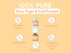 WishCare Cold Pressed 100% Pure Castor Oil ( 200 ML )
