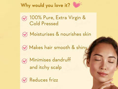 WishCare Cold Pressed 100% Pure Sweet Almond Oil ( 200 ML )