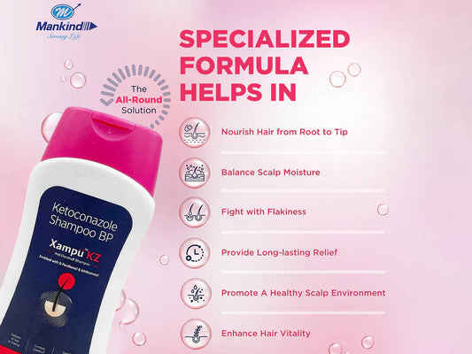 Xampu-KZ Anti-Dandruff Shampoo (100 ML)