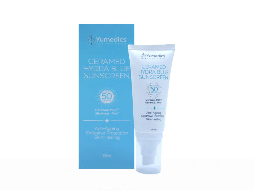 Yumedics Ceramed Hydra Blue Sunscreen SPF 50 PA ++++ ( 50 GM )