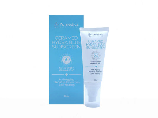 Yumedics Ceramed Hydra Blue Sunscreen SPF 50 PA ++++ ( 50 GM )