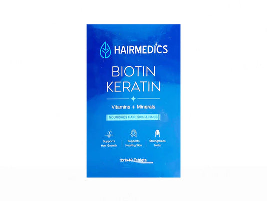 Yumedics Hairmedics Biotin + Keratin Vitamins & Minerals Nutraceutical Tablet ( 30 Tablets )