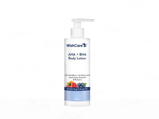 WishCare AHA + BHA Body Lotion  ( 200 ML )