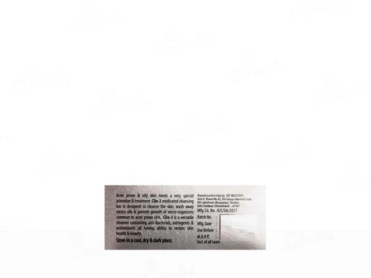 Clin-3 Anti Acne Cleansing Bar ( 75 GM )