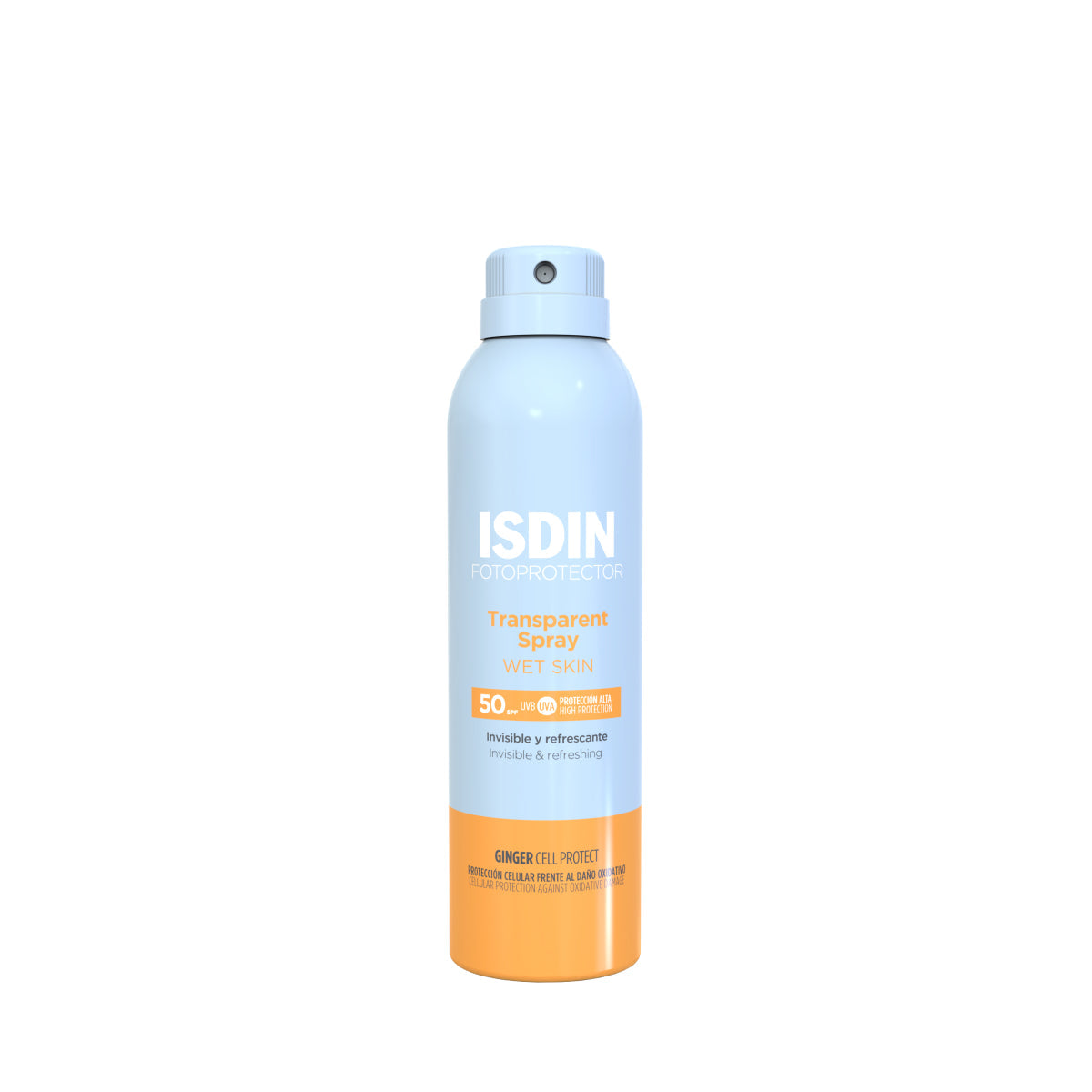 Fotoprotector ISDIN Transparent Spray Wet Skin SPF 50