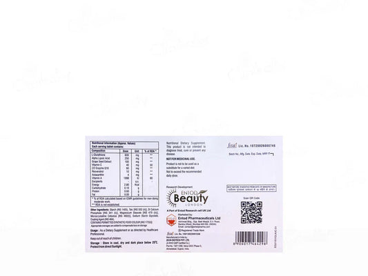 Glotamin Skin Brightening & Anti-Ageing Tablet (10 Tablets)