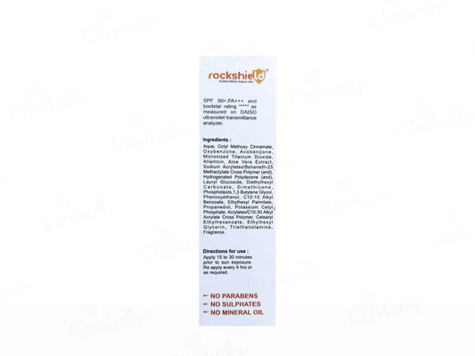 Rockshield Sunscreen Aqua Gel SPF 50 PA+++ ( 50 ML )