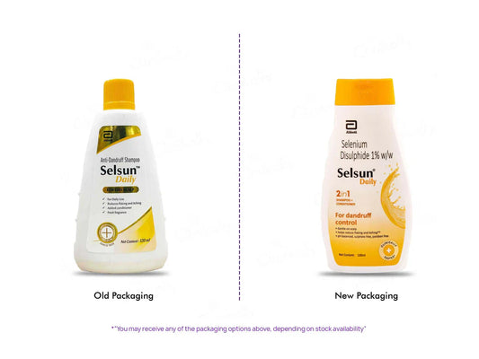Selsun Daily Anti-Dandruff Shampoo For Dry Scalp (120 ML)