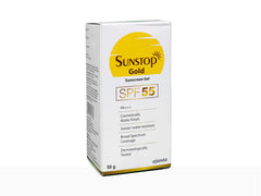 Sunstop Gold Sunscreen Gel SPF 55 PA+++ ( 50 GM )