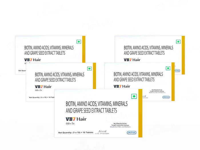 VB7 Hair Tablet(5 x 10 Tablets)
