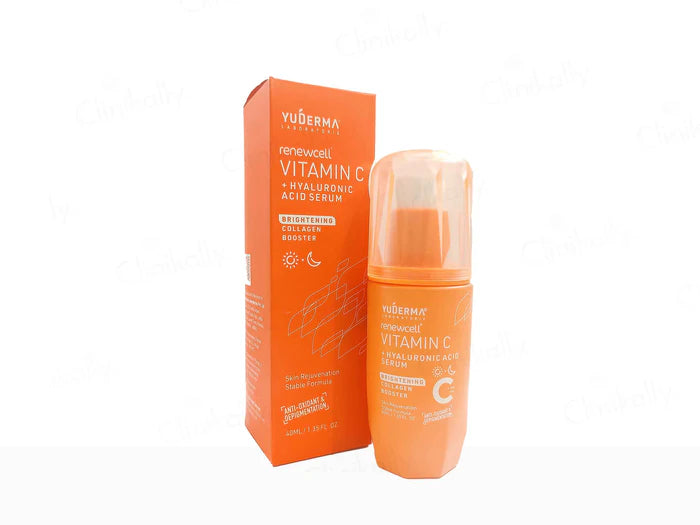 Yuderma Renewcell Vitamin-C + Hyaluronic Acid Serum (40 ML)